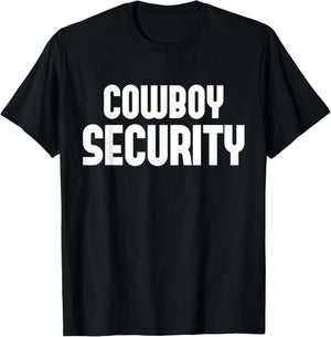 Cowboy Security T-Shirt - T-Shirt | Black