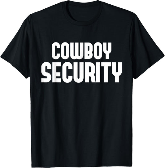Cowboy Security T-Shirt - T-Shirt | Black
