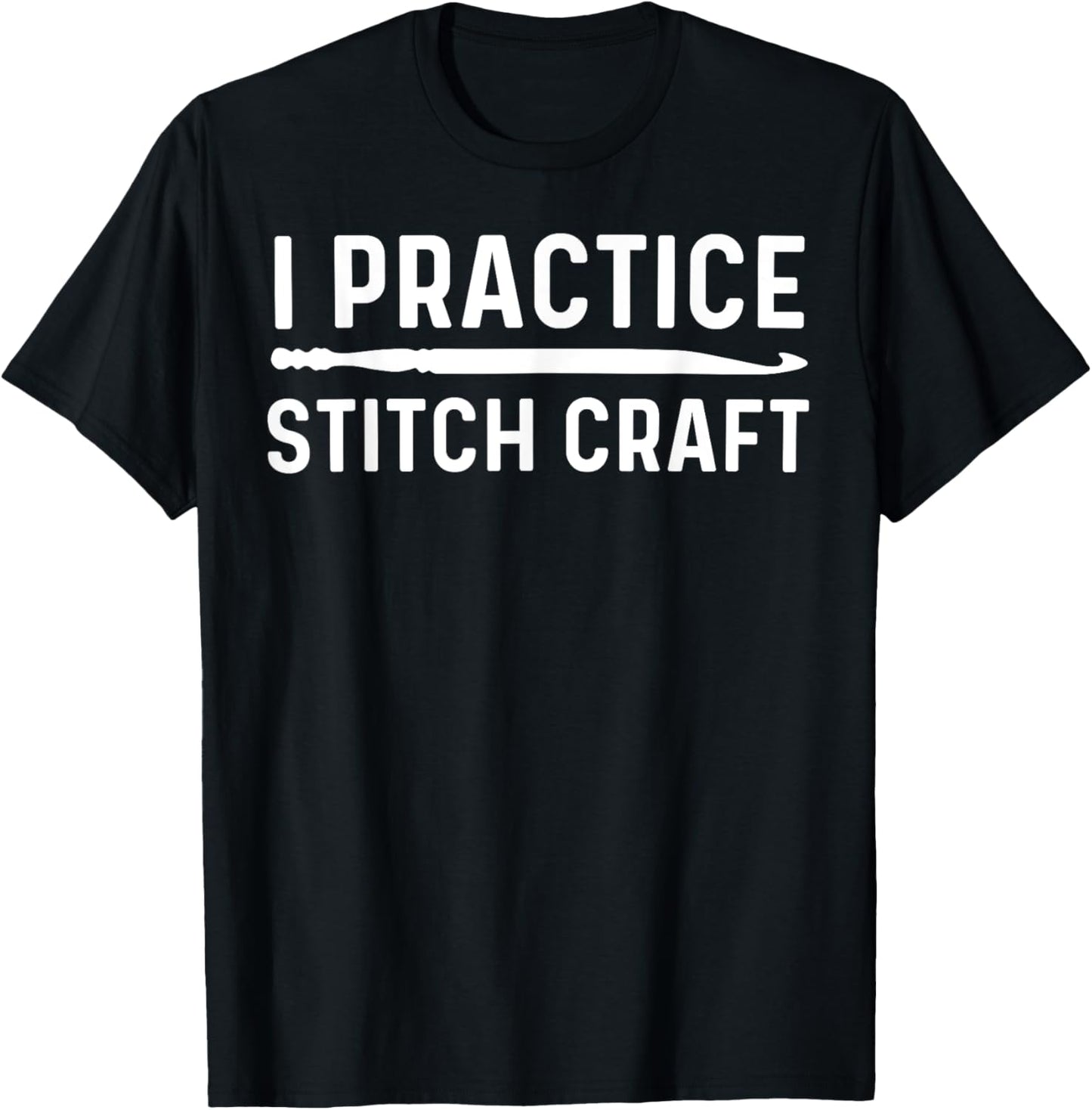 Best Crocheting Art Women Crocheter Crochet Lover T-Shirt - T-Shirt | Black
