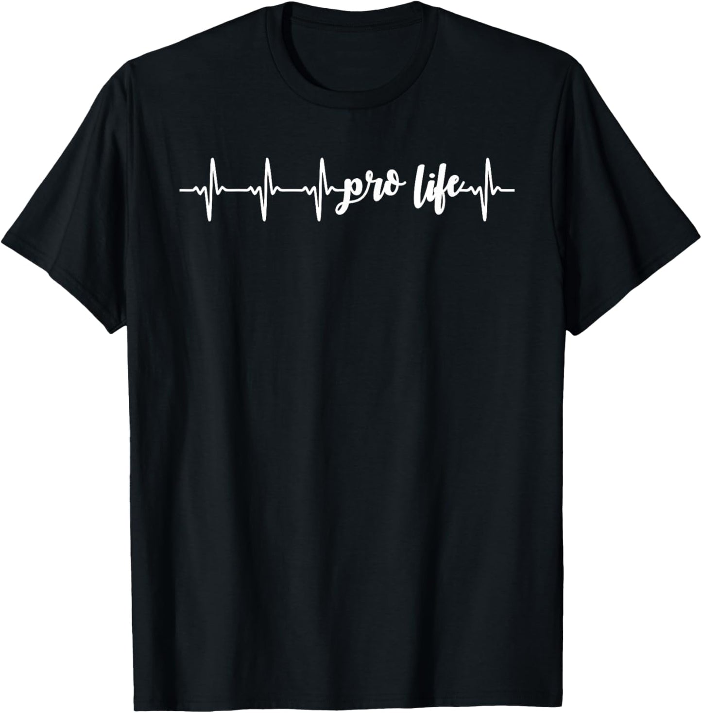 Pro Life Heartbeat Pro-Life Advocate T-Shirt - T-Shirt | Black