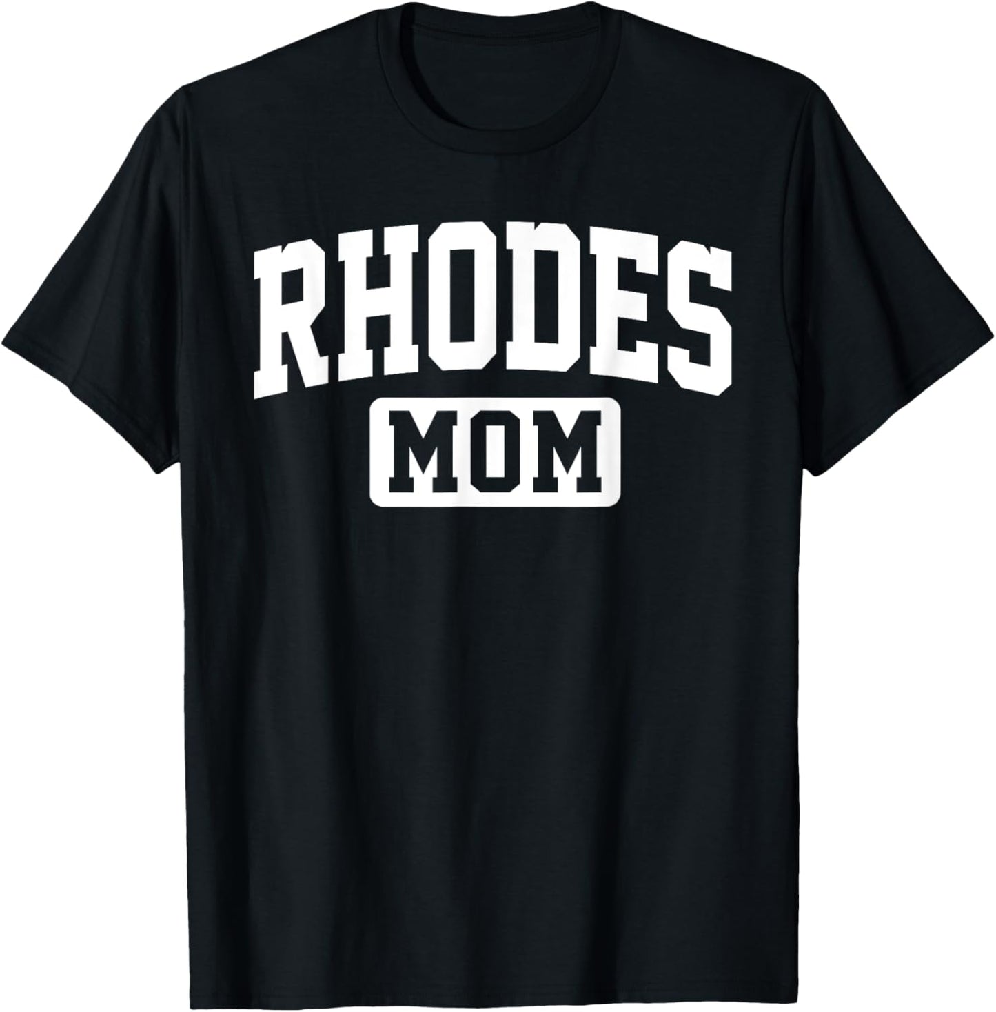 Rhodes College Mom Mother Arch Vintage Family Men Women T-Shirt - T-Shirt | Black