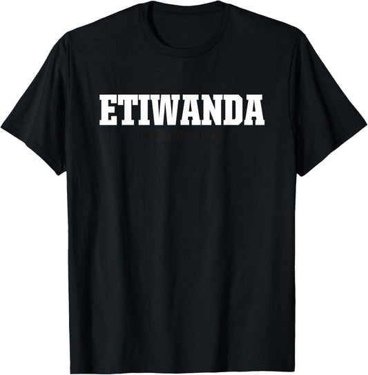 Etiwanda High School Football HS T-Shirt - T-Shirt | Black