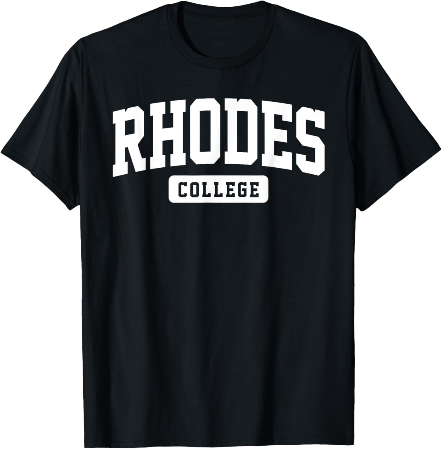 Rhodes College Arch Vintage Classic Design Gifts Men Women T-Shirt - T-Shirt | Black
