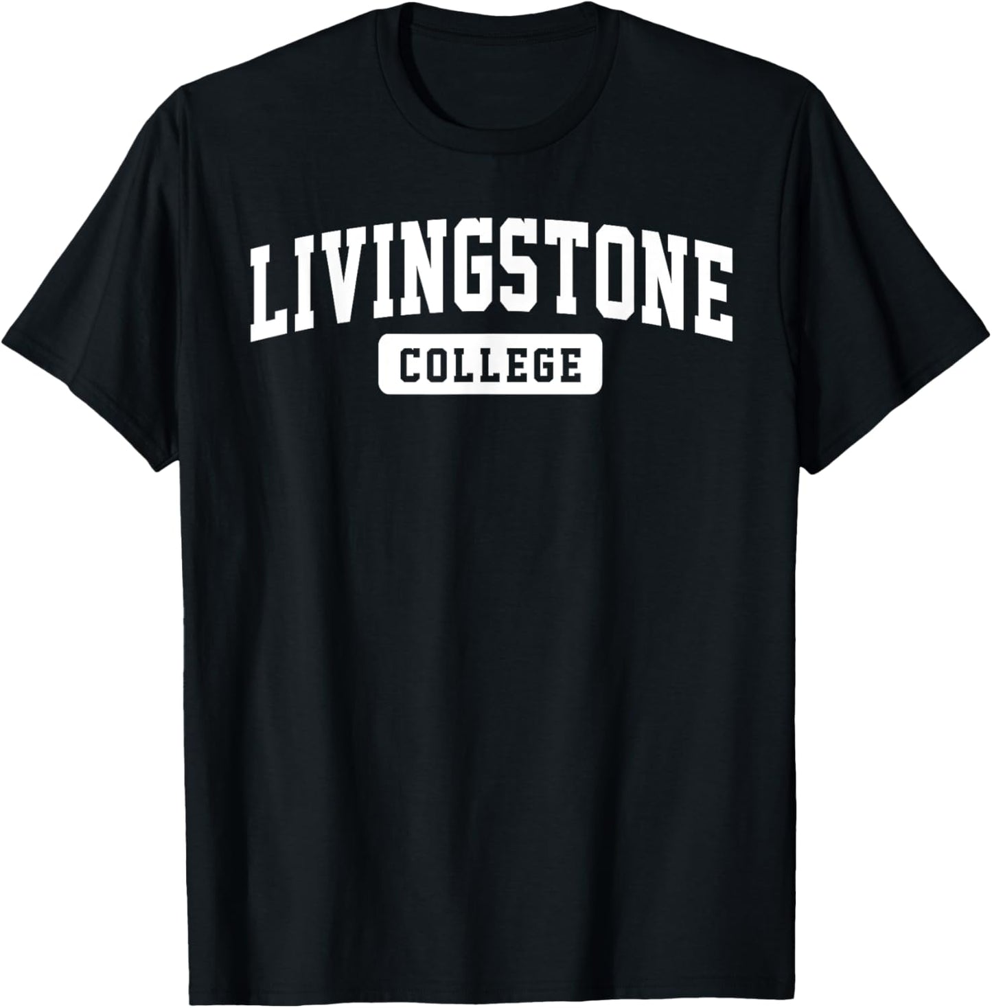 Livingstone College Arch Vintage Classic Design Gifts Men T-Shirt - T-Shirt | Black
