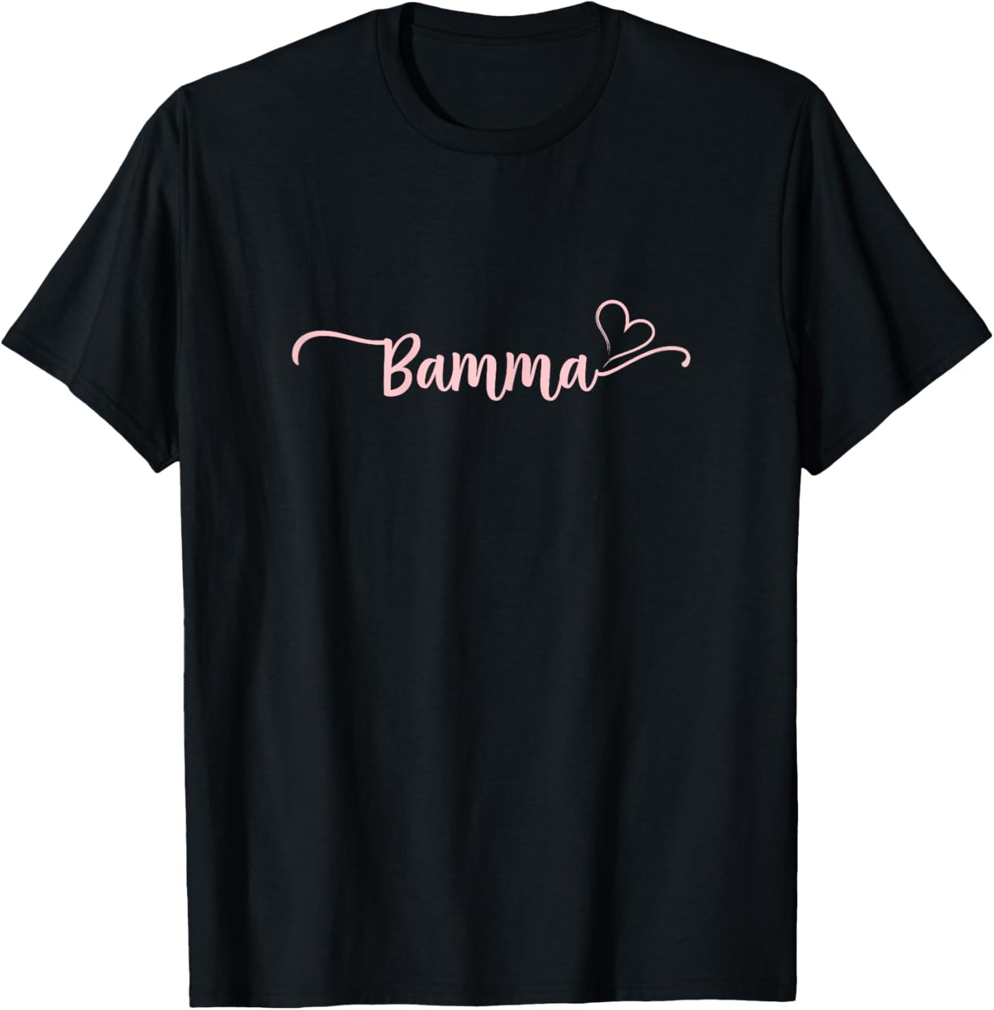 Bamma Heart Xmas Grandma Women Mother's Day Christmas T-Shirt - T-Shirt | Black