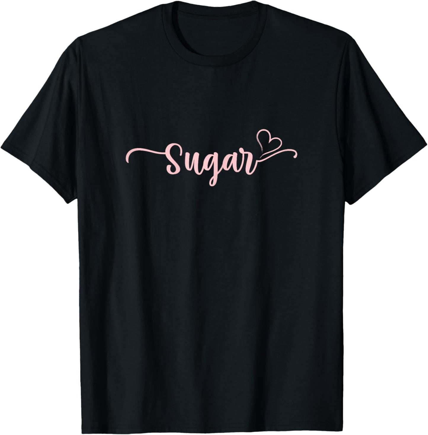 Sugar Heart Xmas Grandma Women Mother's Day Christmas T-Shirt - T-Shirt | Black