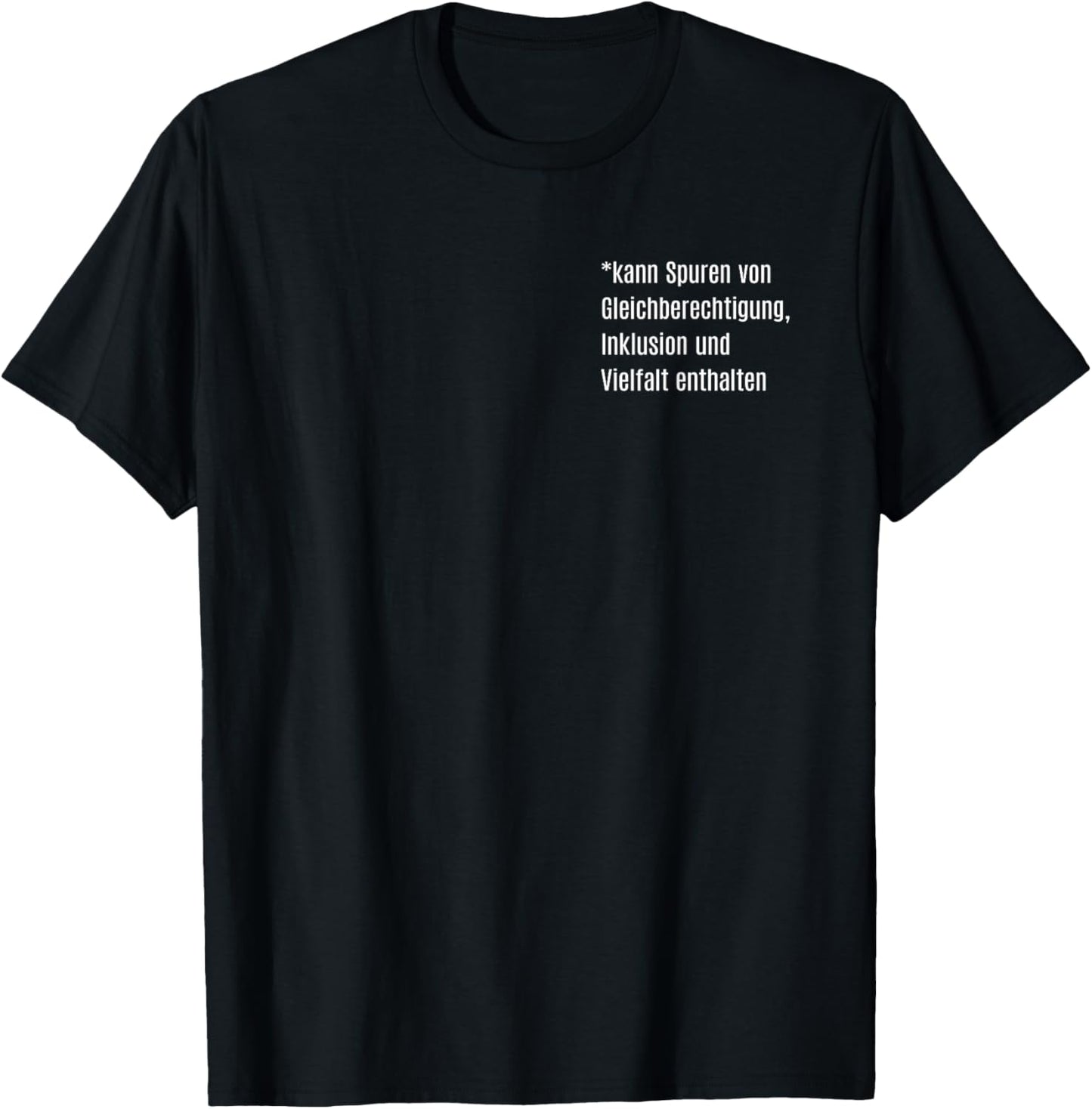 Can traces of equal justification, including and variety, , black, S T-Shirt - T-Shirt | Black