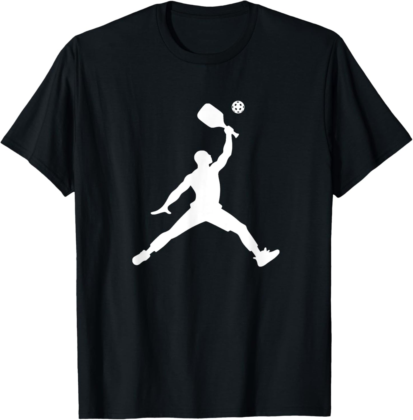 Jumping Man Pickleball T-Shirt - T-Shirt | Black