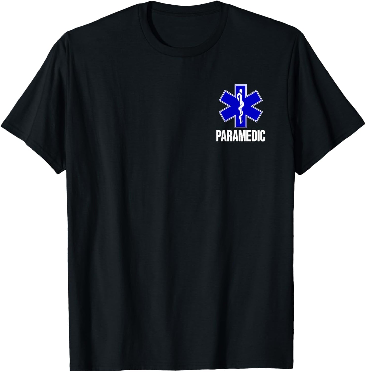 Paramedic Star of Life EMT EMS Ambulance Uniform Costume T-Shirt - T-Shirt | Black