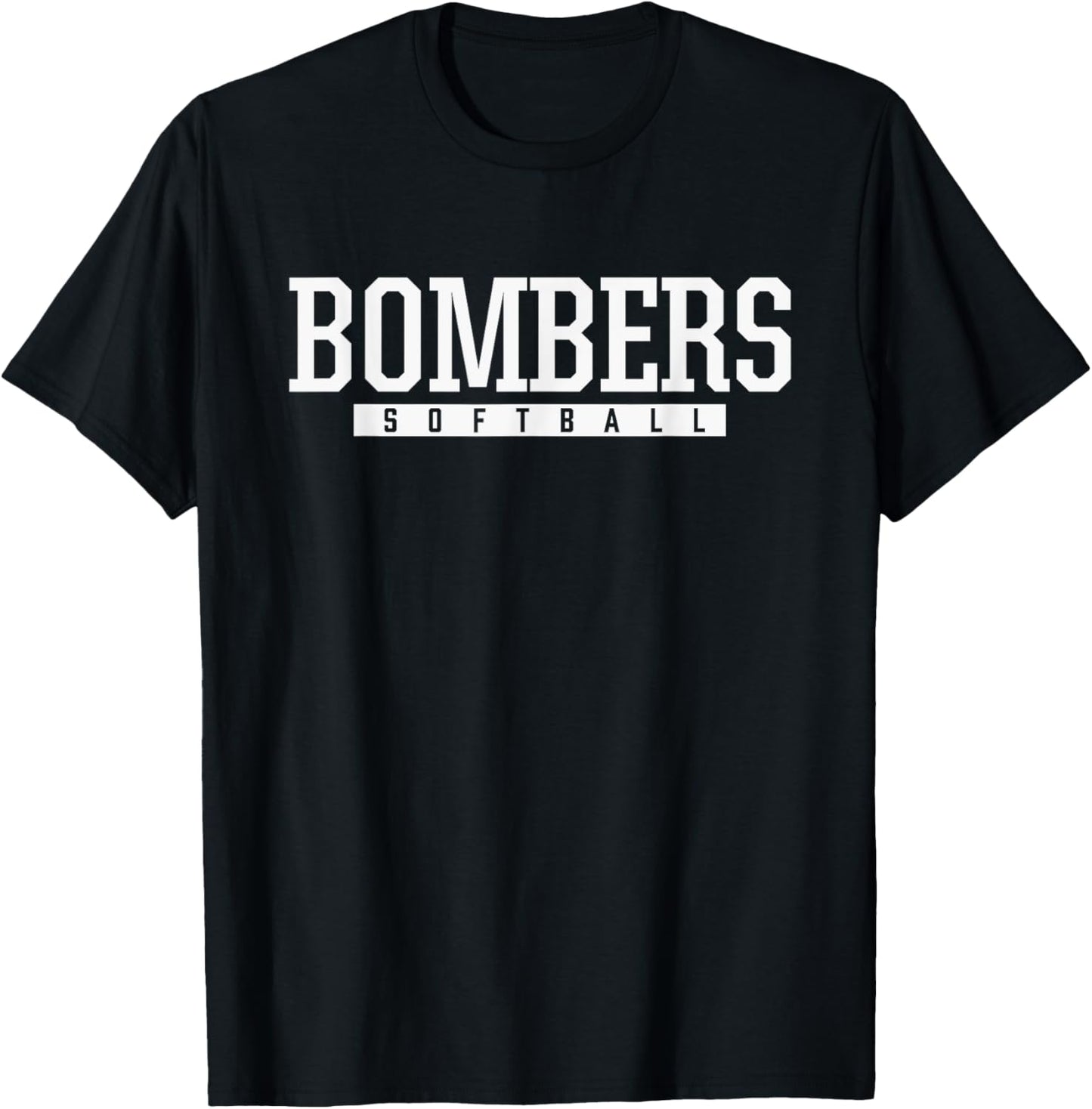 Bloomfield Bombers Softball HS T-Shirt - T-Shirt | Black