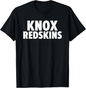 Knox Redskins Bold T-Shirt - T-Shirt | Black