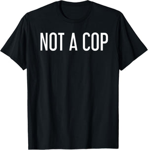 Funny Police Officer Design Women Cop Police Officer T-Shirt - T-Shirt | Black