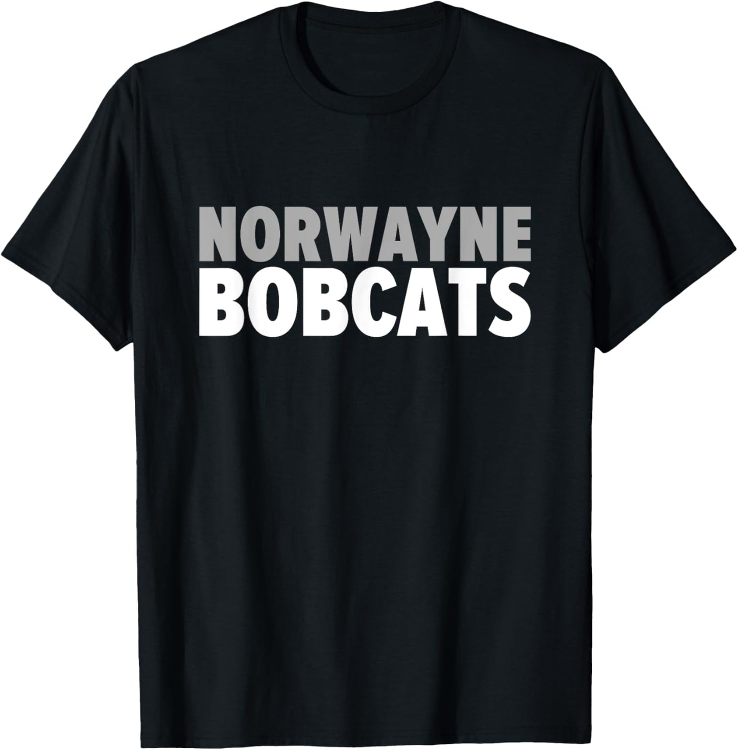 Norwayne Bobcats Bold T-Shirt - T-Shirt | Black