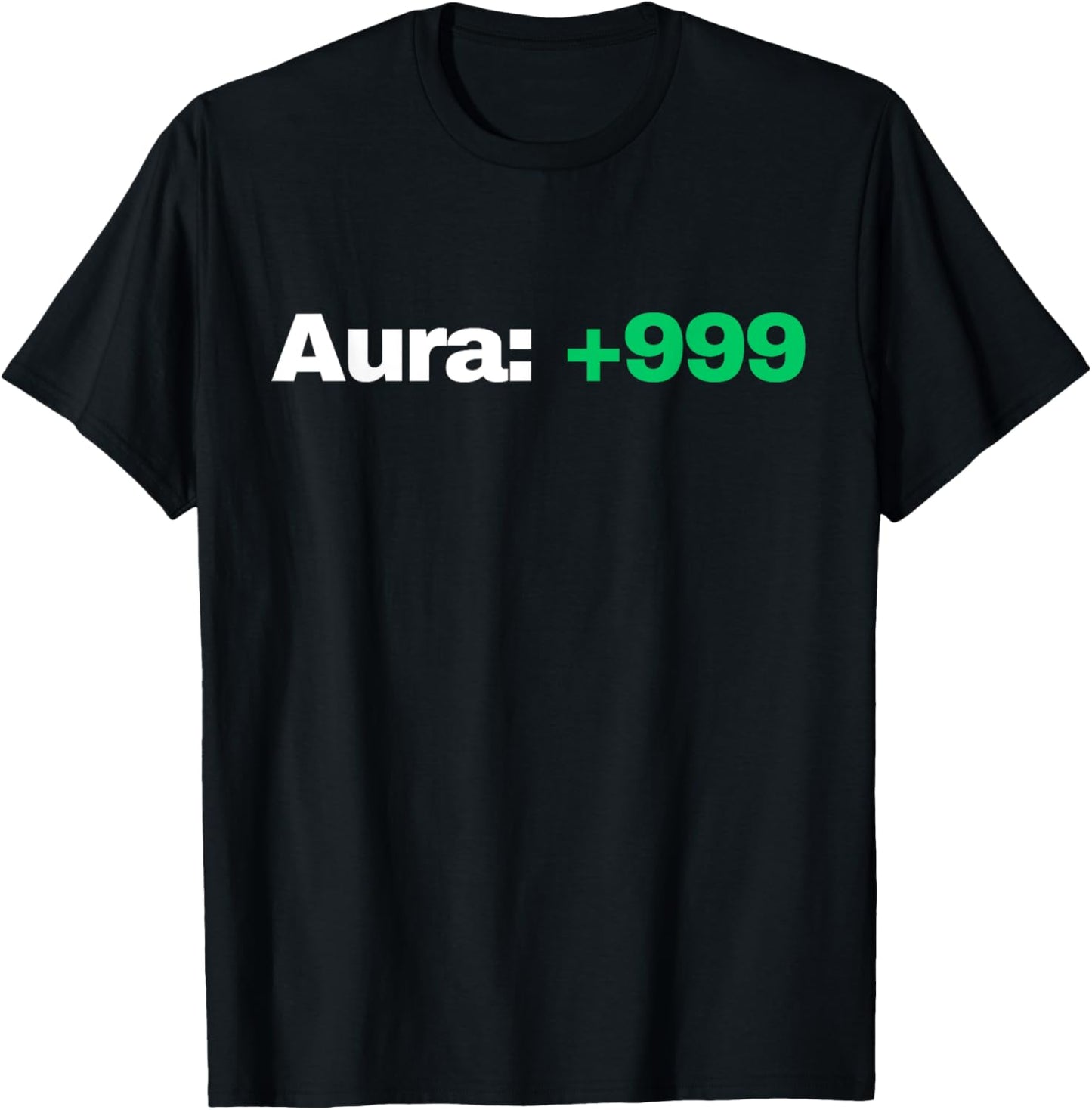 Funny Aura Points Sarcastic Meme T-Shirt - T-Shirt | Black