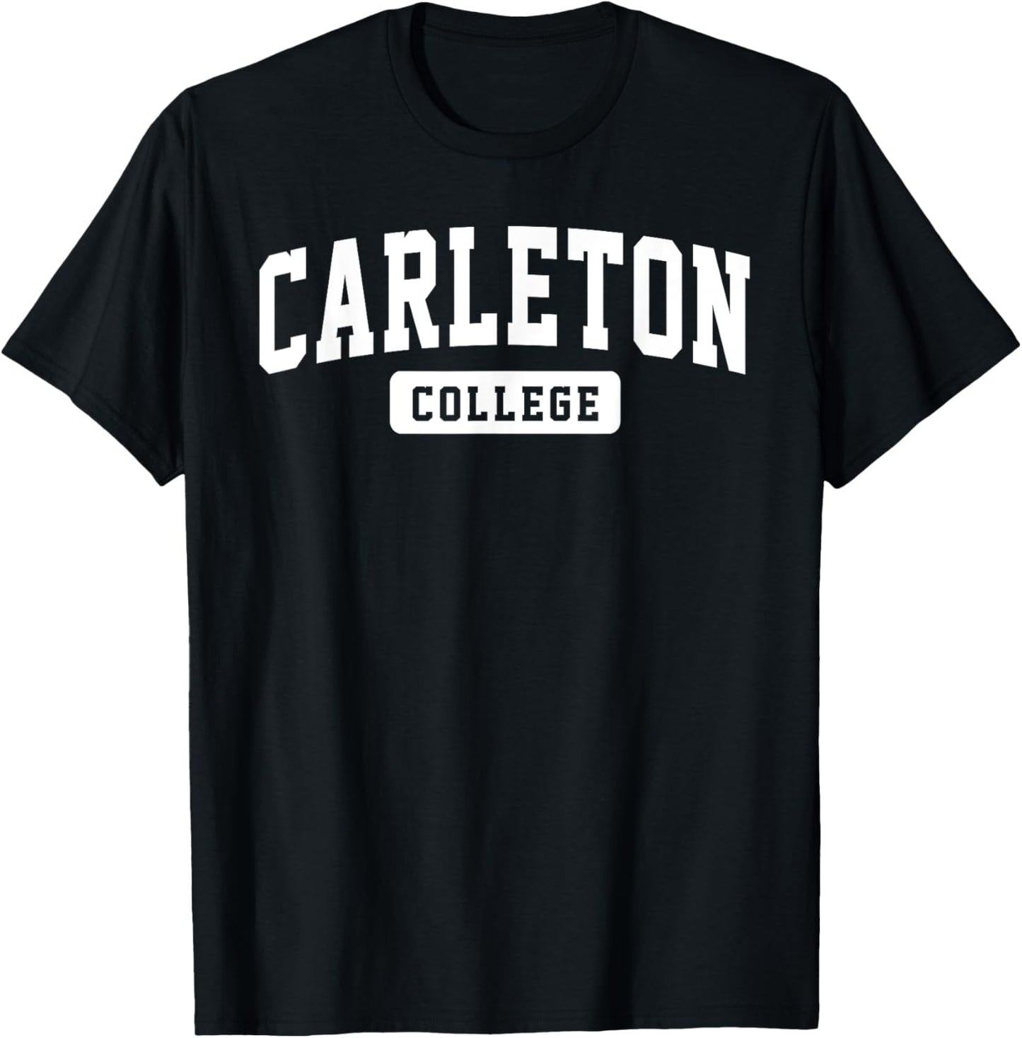 Carleton College Arch Vintage Classic Design Gifts Men Women T-Shirt - T-Shirt | Black