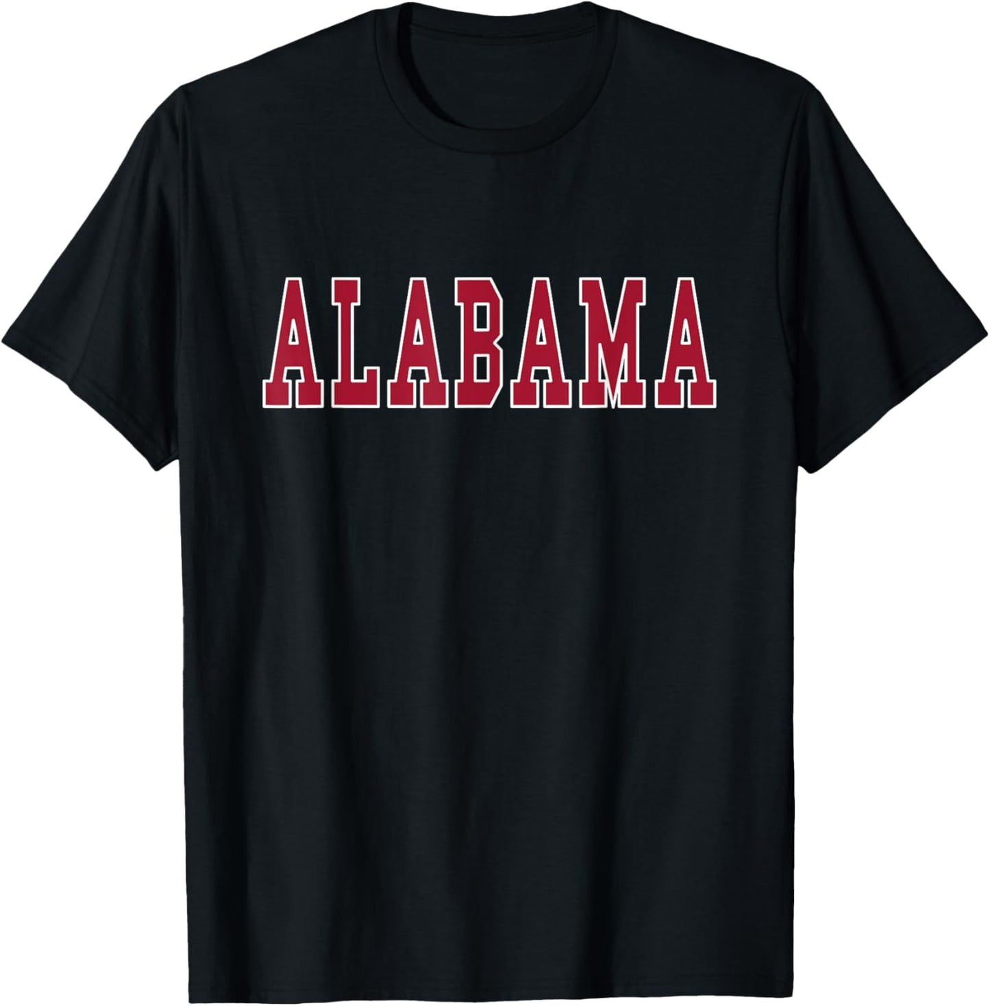 Alabama - Throwback Design - Classic T-Shirt - T-Shirt | Black