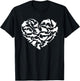Shark Heart I Love Sharks Shark T-Shirt - T-Shirt | Black
