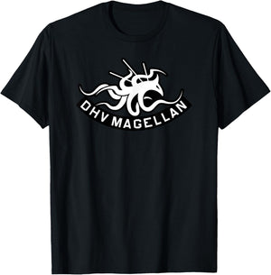 DHV Magellan Badge Death Stranding 2 Exclusive for Game Fans T-Shirt - T-Shirt | Black