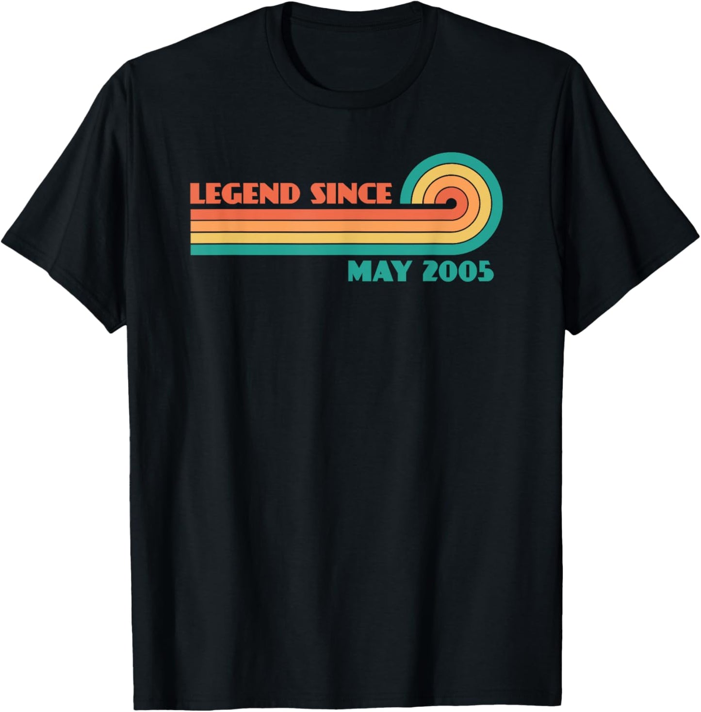 Legend Since May 2005 T-Shirt - T-Shirt | Black