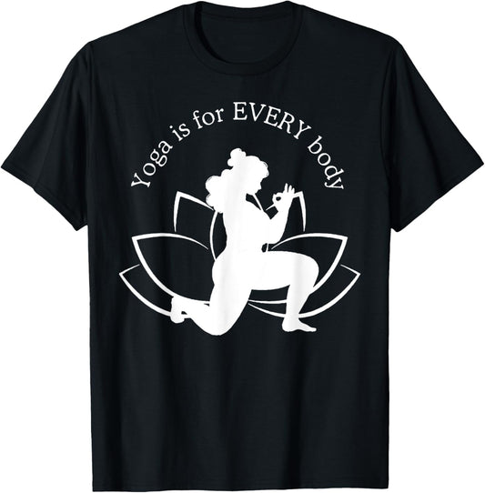Yoga is for EVERY body T-Shirt - T-Shirt | Black