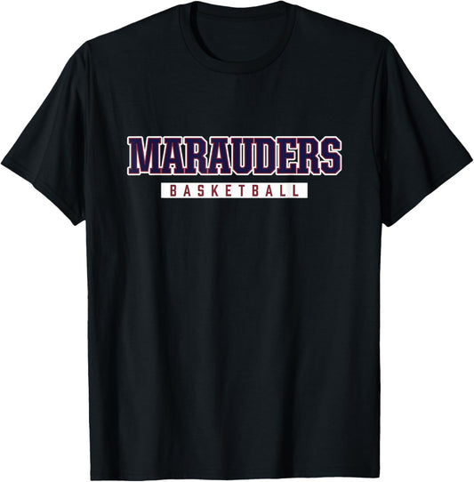 Marauders Basketball Belmont High School T-Shirt - T-Shirt | Black