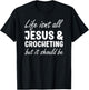 Crocheting Crocheting Funny Crochet T-Shirt - T-Shirt | Black