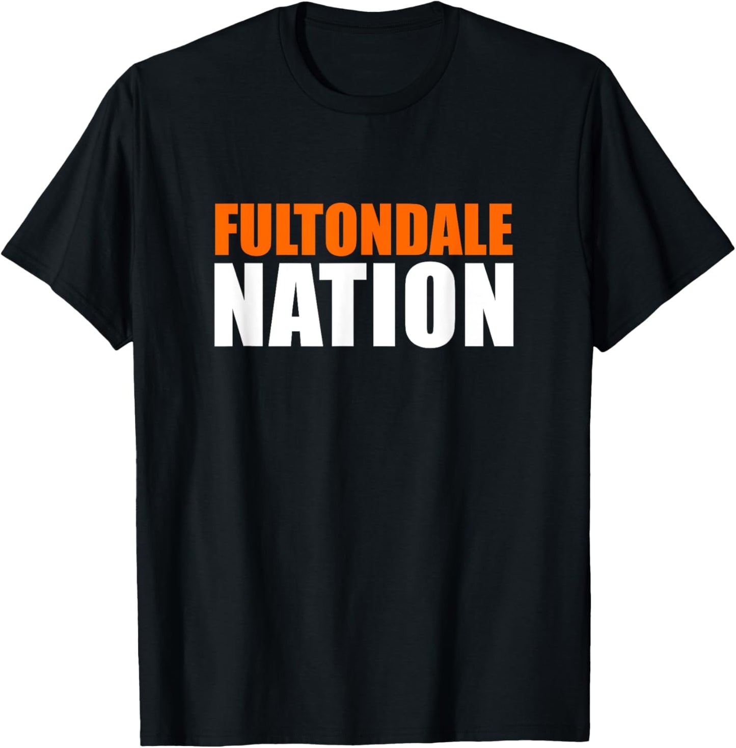 Fultondale High School Nation T-Shirt - T-Shirt | Black