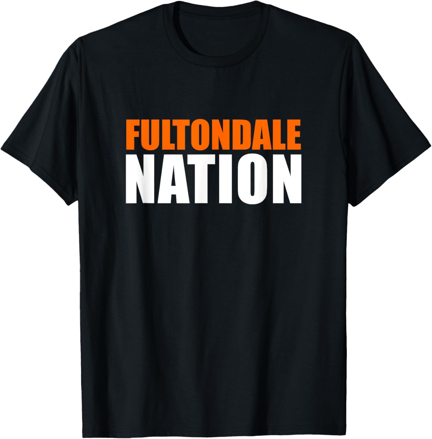 Fultondale High School Nation T-Shirt - T-Shirt | Black