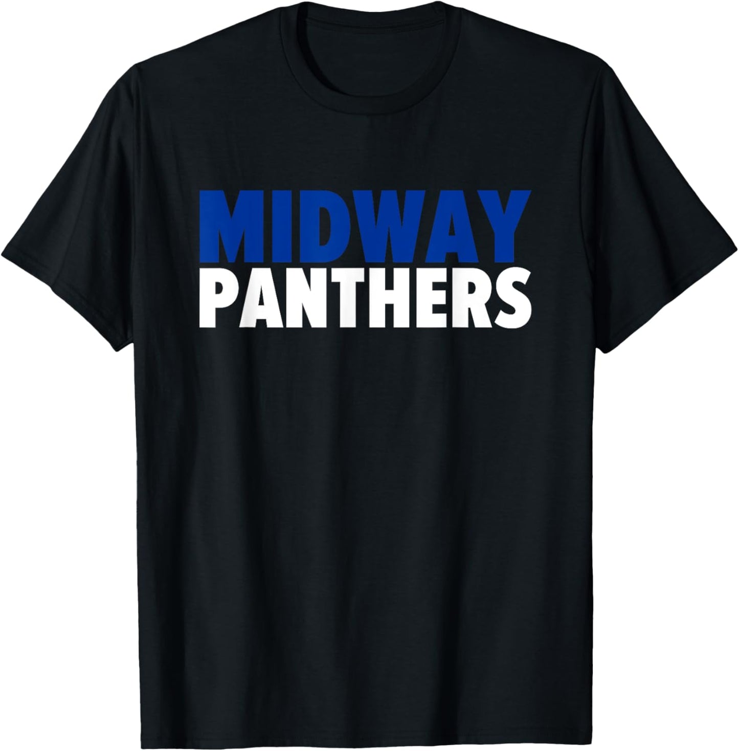 Midway Panthers Bold T-Shirt - T-Shirt | Black