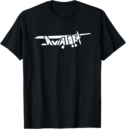 Cloud Surfing Apparel Pilot Aviator Airplane Present C172 T-Shirt - T-Shirt | Black