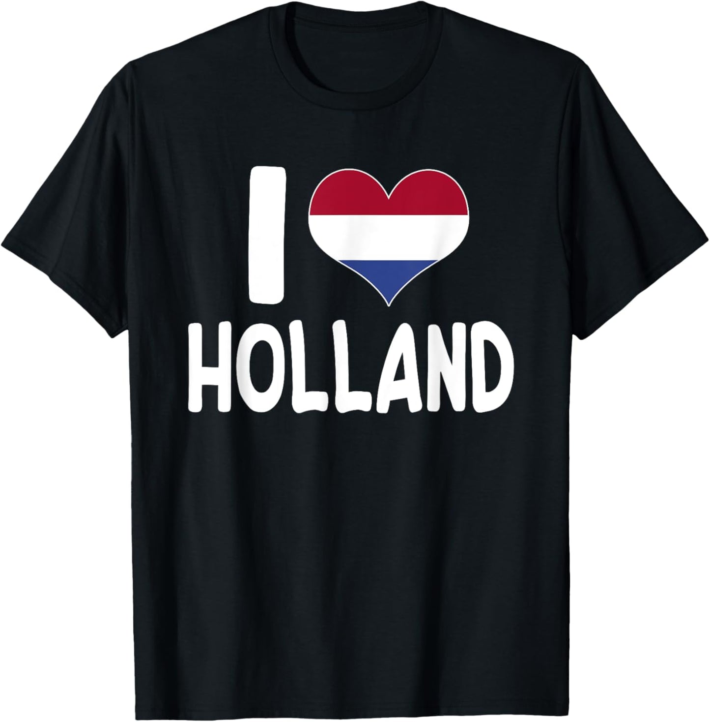 I Love Holland T-Shirt - T-Shirt | Black