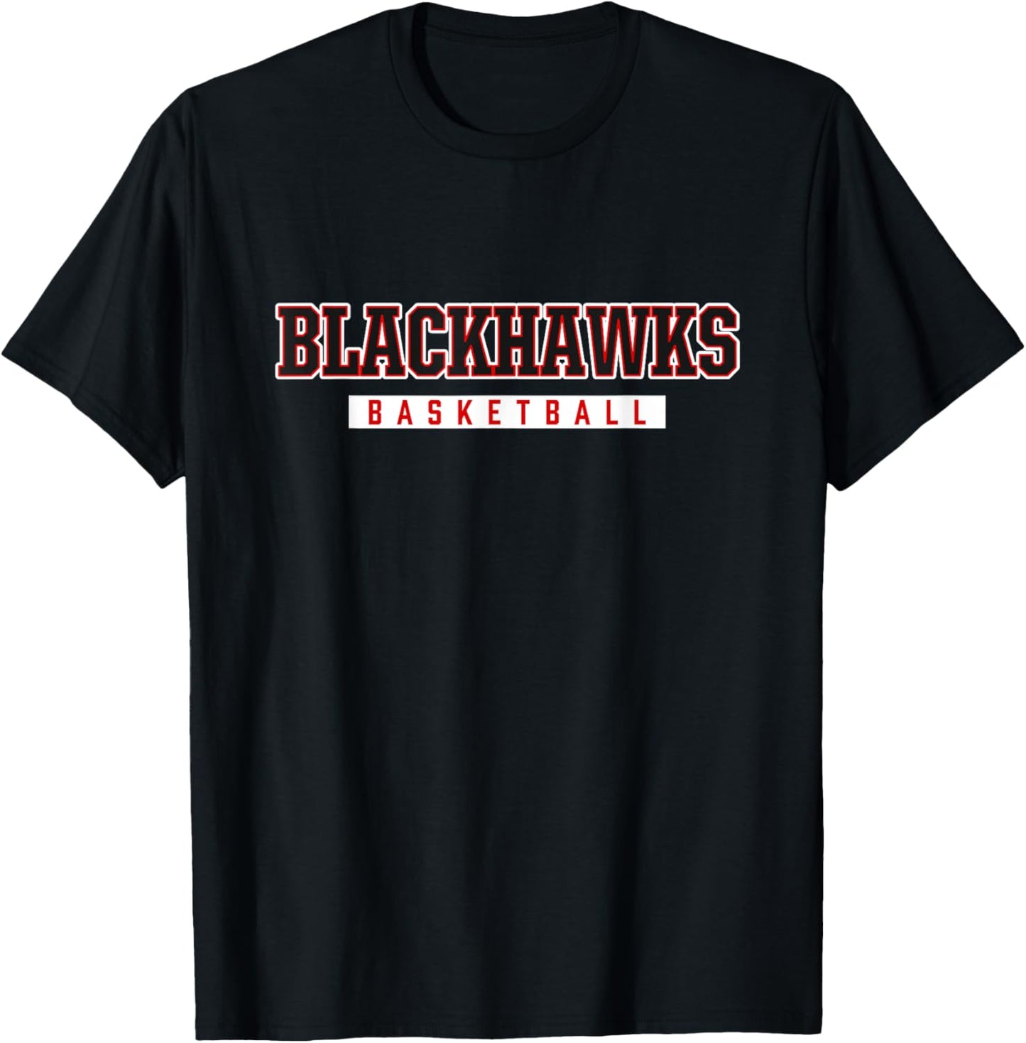 Blackhawks Basketball Cheney High School T-Shirt - T-Shirt | Black