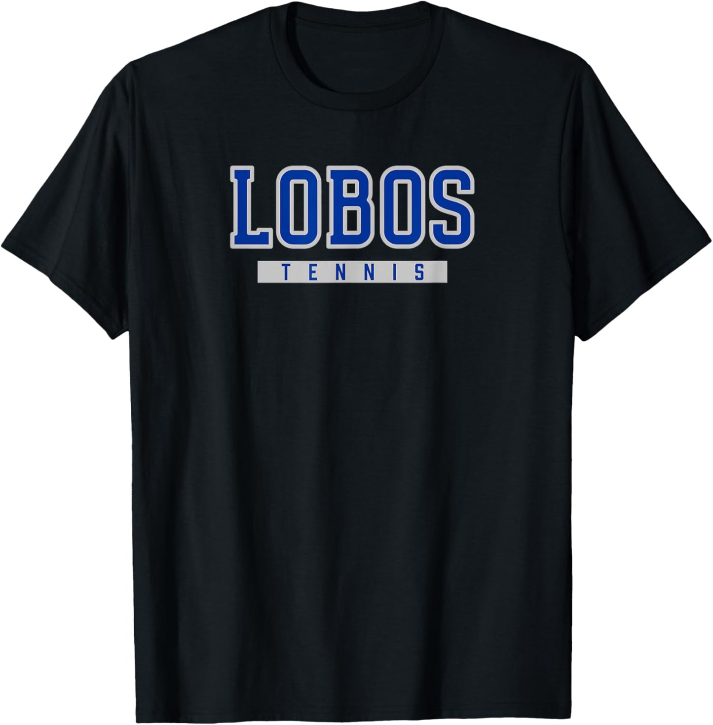 Lehman Lobos Tennis T-Shirt - T-Shirt | Black