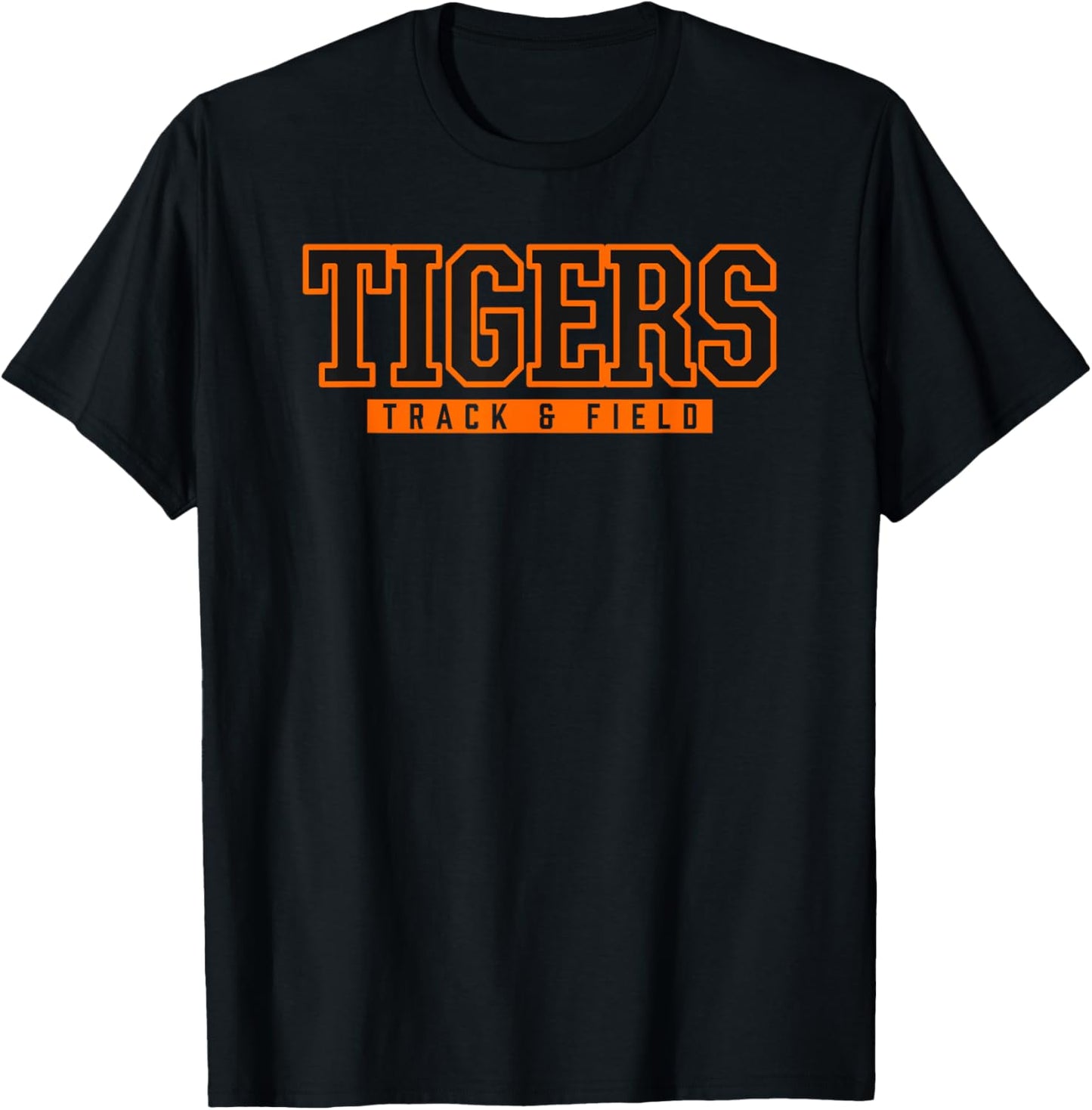 Technical Tigers Track & Field T-Shirt - T-Shirt | Black