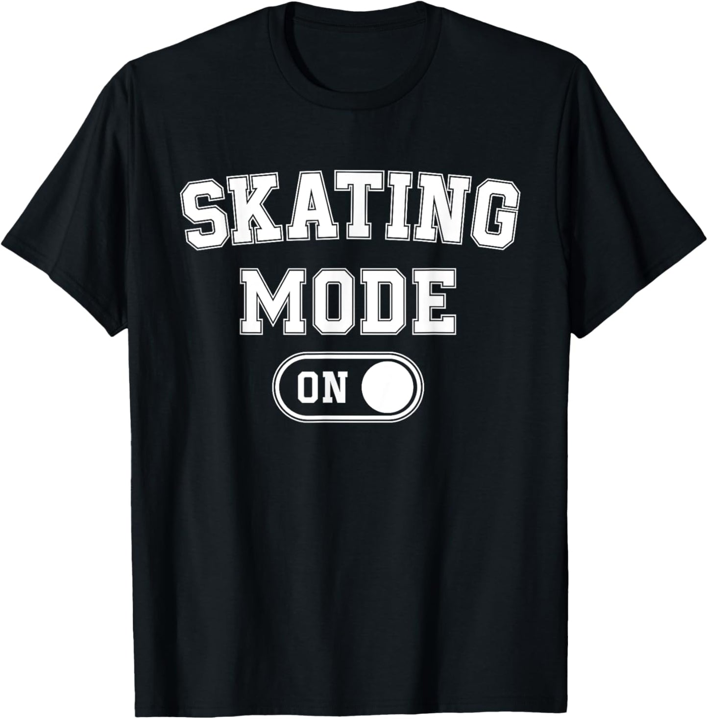 Skating Mode On Funny Skater Gift Roller Trick Master Coach T-Shirt - T-Shirt | Black