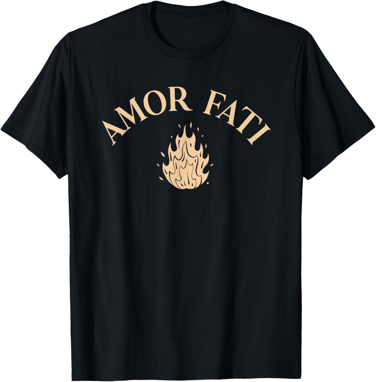 Amor Fati Stoicism T-Shirt - T-Shirt | Black