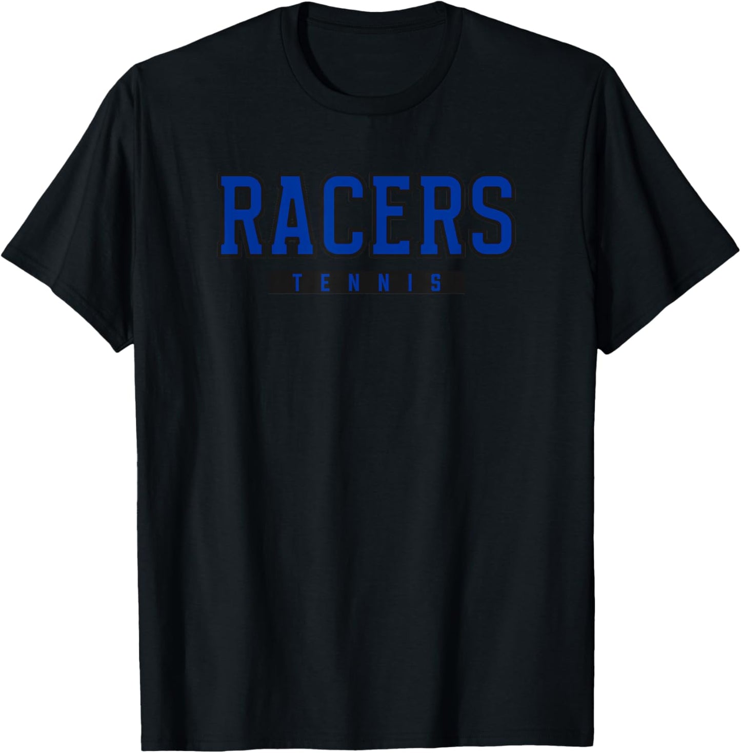 Newcastle Racers Tennis T-Shirt - T-Shirt | Black