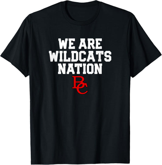 Baker County Wildcats Logo Nation HS T-Shirt - T-Shirt | Black