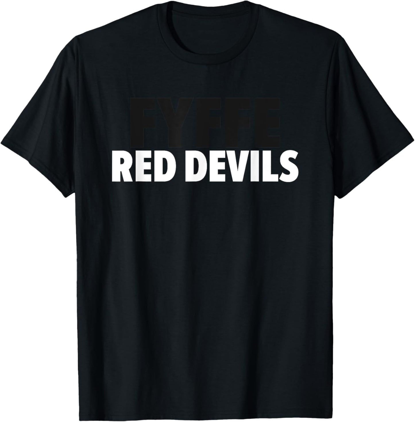 Fyffe Red Devils Bold T-Shirt - T-Shirt | Black