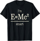 Funny Math Pun "I'm Relatively Smart" Math Nerd Einstein T-Shirt - T-Shirt | Black