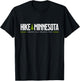 Minnesota Lebanon Hills Park Hike Tree Retro Graphic T-Shirt - T-Shirt | Black