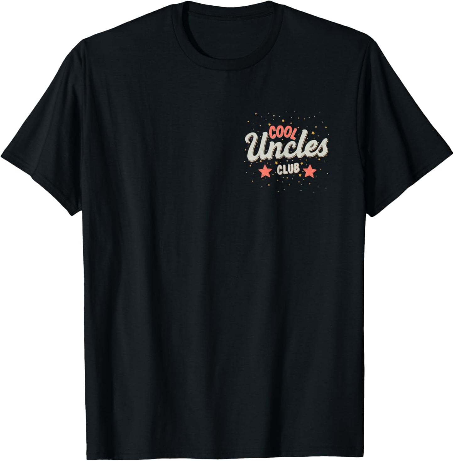 Cool Uncles Club Best Uncle Ever Funny Pocket Fathers 0CGB9Q T-Shirt - T-Shirt | Black