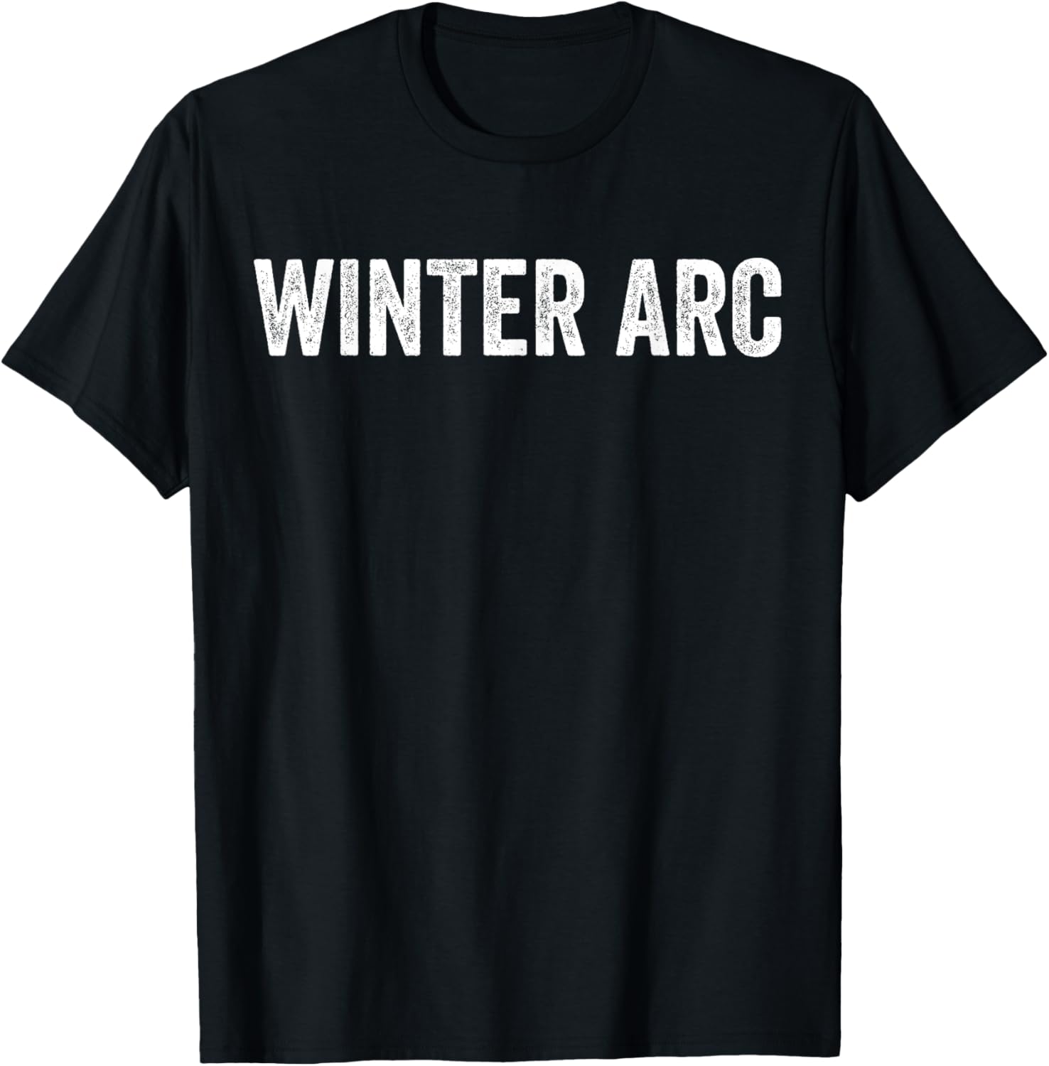 Winter Arc Gym Clothes Winter Arc Black Winter Classic Fit Short Sleeve Small T-Shirt - T-Shirt | Black