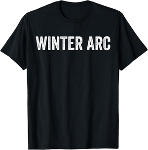 Winter Arc Gym Clothes Winter Arc Black Winter Classic Fit Short Sleeve Small T-Shirt - T-Shirt | Black