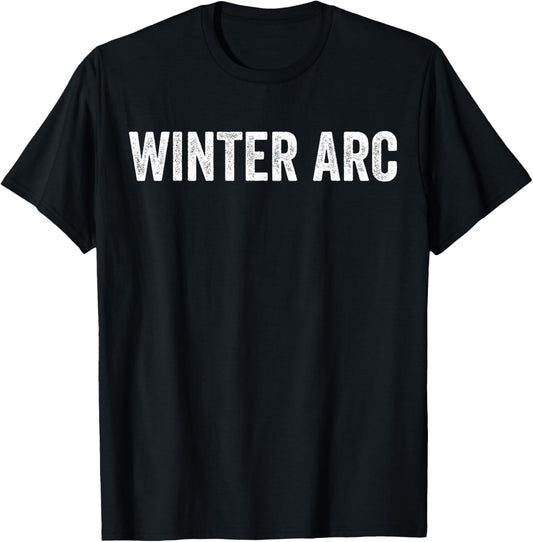 Winter Arc Gym Clothes Winter Arc Black Winter Classic Fit Short Sleeve Small T-Shirt - T-Shirt | Black
