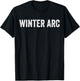 Winter Arc Gym Clothes Winter Arc Black Winter Classic Fit Short Sleeve Small T-Shirt - T-Shirt | Black