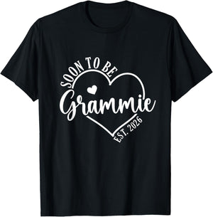 Soon to be Grandma 2026 Gifts Women Grandma To Be Grammie T-Shirt - T-Shirt | Black