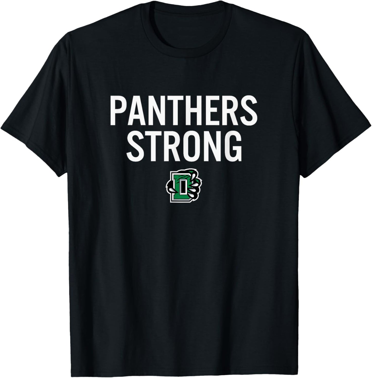 Derby Panthers Logo Strong HS T-Shirt - T-Shirt | Black