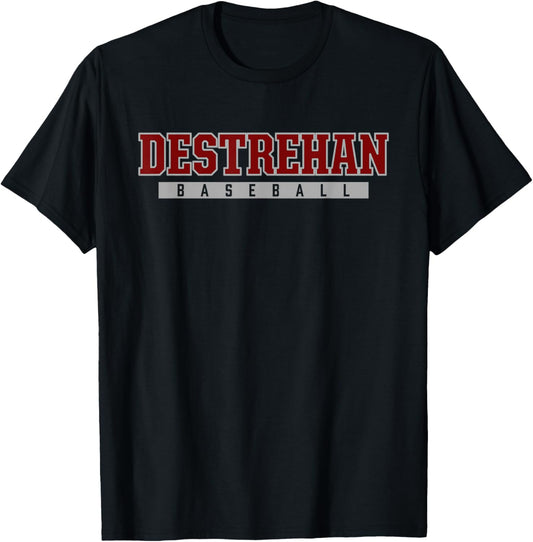 Destrehan High School Baseball T-Shirt - T-Shirt | Black