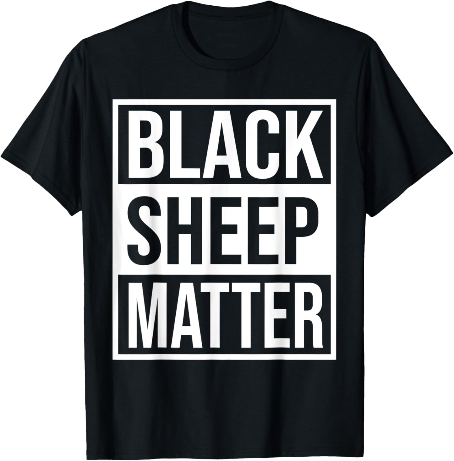 Black Sheep Matter We Have The Same Heart Inside History T-Shirt - T-Shirt | Black